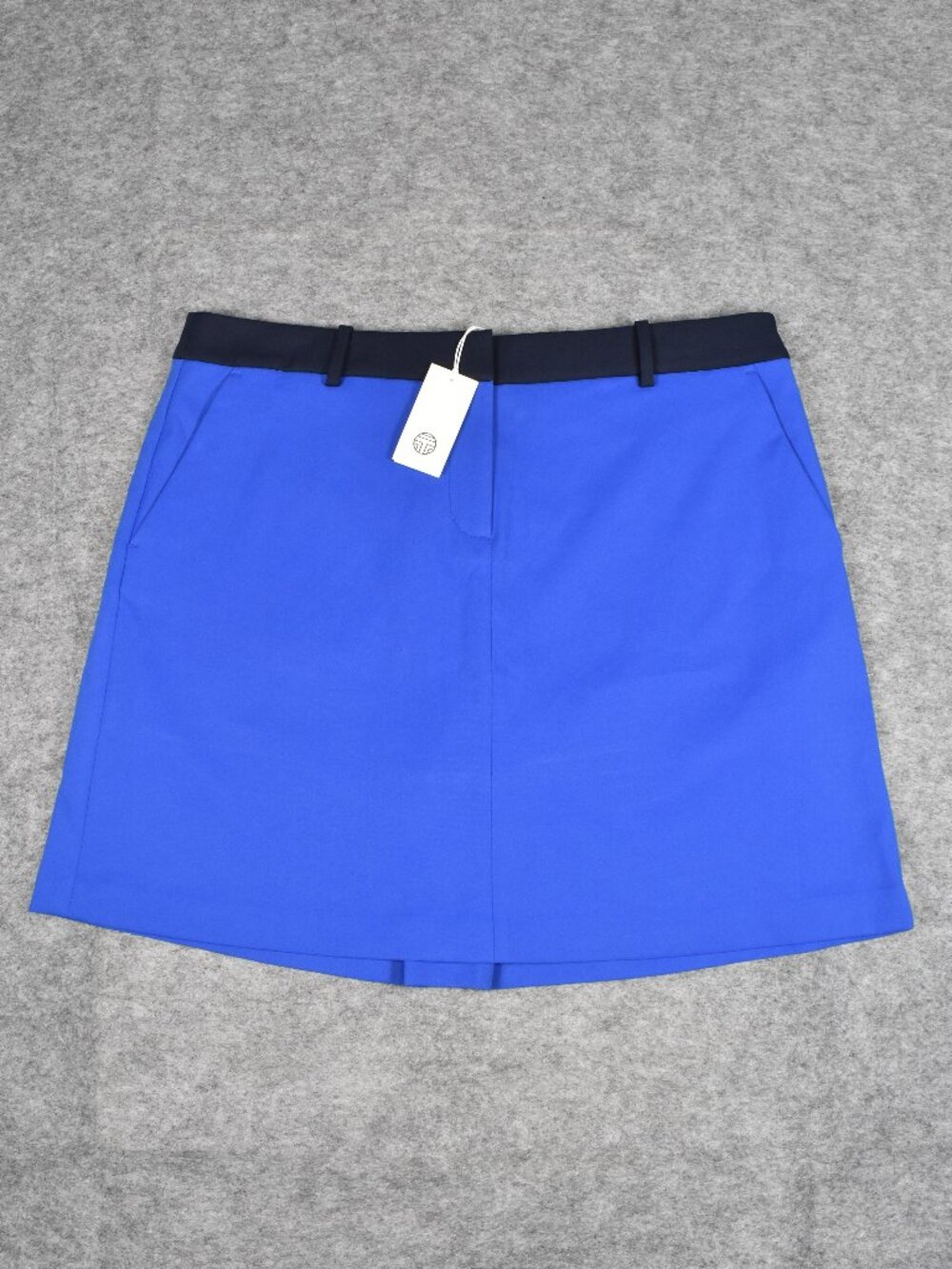 NWT Tory Burch Blue Tech Twill Golf Skirt Skort Womens Size XL